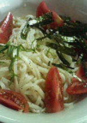 トマト冷やしうどん-レシピのメイン写真