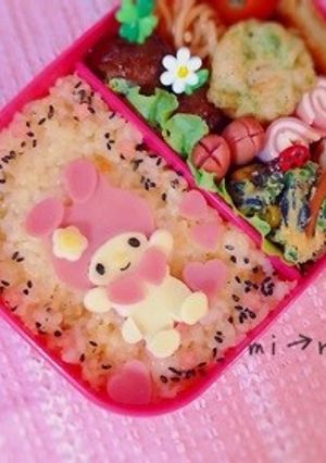 キャラ弁☆マイメロちゃんのお弁当-レシピのメイン写真