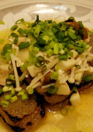 ★低カロリー！蒟蒻ステーキ・茸のソース★-レシピのメイン写真