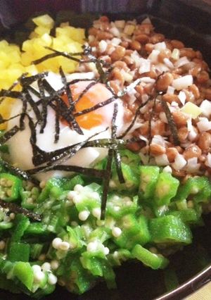 ネバネバ丼-レシピのメイン写真