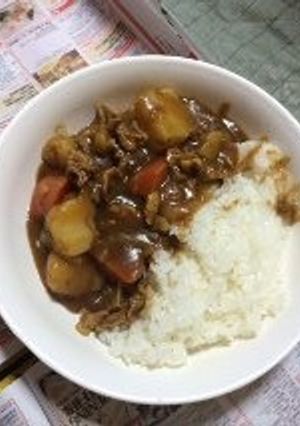 東京大外れにある学食カレー-レシピのメイン写真