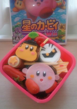 キャラ弁★カービィ☆栄養士ママ-レシピのメイン写真