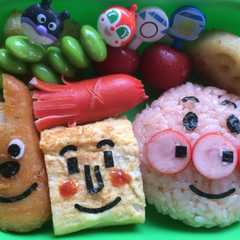 รูปของ お弁当★アンパンマン＆食パンマン簡単
