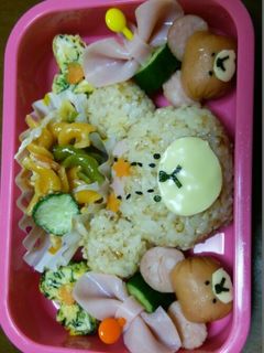 キャラ弁 くまのがっこう☆ジャッキー☆-レシピのメイン写真