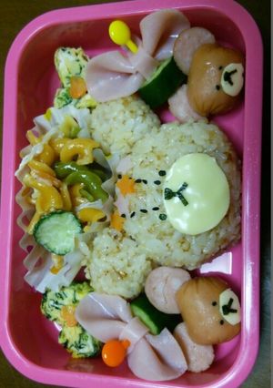 キャラ弁 くまのがっこう☆ジャッキー☆-レシピのメイン写真