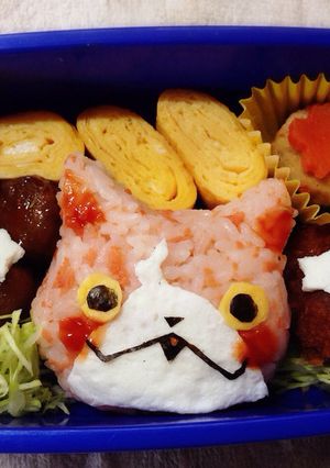 キャラ弁☆ジバニャン☆妖怪ウォッチ-レシピのメイン写真