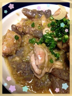 ネギたっぷりこんにゃくの炒り煮-レシピのメイン写真