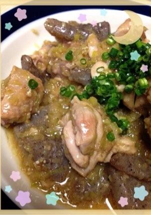 ネギたっぷりこんにゃくの炒り煮-レシピのメイン写真