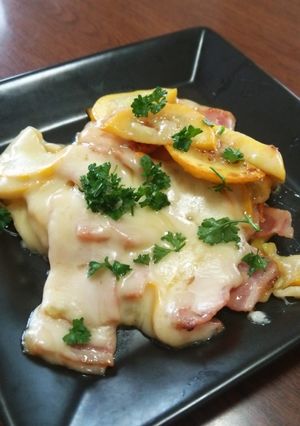 ズッキーニのベーコンチーズ焼き-レシピのメイン写真