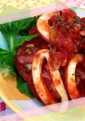 イカのトマト炒め-レシピのメイン写真