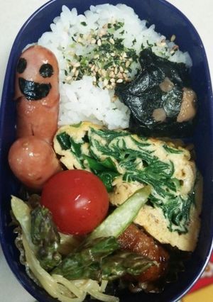 時短弁当イタミ防止の梅干しマン登場！-レシピのメイン写真