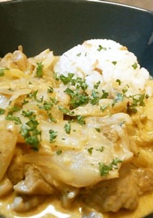チキンと白菜のカレークリーム煮込み。-レシピのメイン写真