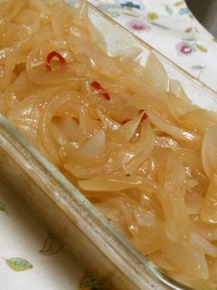 新玉ねぎの黒酢炒め煮-レシピのメイン写真