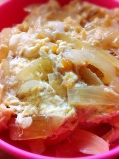 簡単☆つゆだく卵丼ぶり-レシピのメイン写真