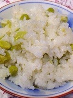 簡単!グリンピースの炊き込みご飯-レシピのメイン写真