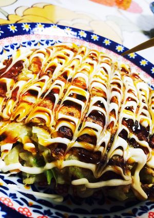 長いもたっぷり!簡単!トロッとお好み焼き-レシピのメイン写真