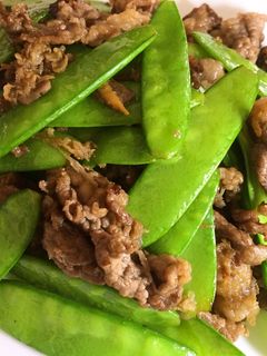 牛肉とさやいんげんの炒め物-レシピのメイン写真