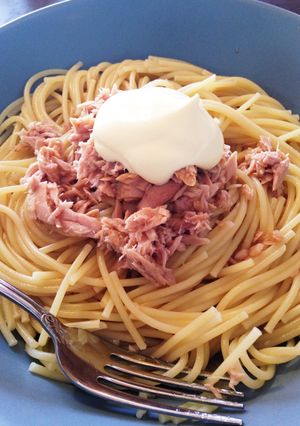 簡単っ！ツナ缶で冷製スパゲッティ♪-レシピのメイン写真