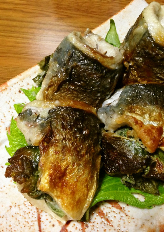 マルアジのシソ巻き焼き-レシピのメイン写真