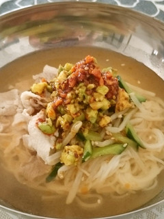アボラーソースの豚しゃぶ冷麺-レシピのメイン写真