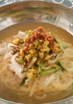 アボラーソースの豚しゃぶ冷麺-レシピのメイン写真