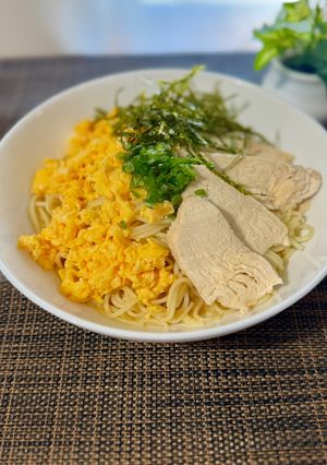 重曹でそうめんが中華麺風！コクうまの冷やし中華-レシピのメイン写真