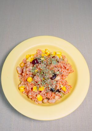 トマトジュースでライスサラダ-レシピのメイン写真