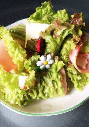 お弁当に♬超簡単！ハムチーズ レタス巻き-レシピのメイン写真
