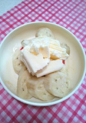 バナナアイス乗せ-レシピのメイン写真