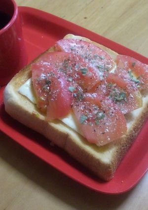 朝食に☆超簡単ブルスケッタ♡-レシピのメイン写真