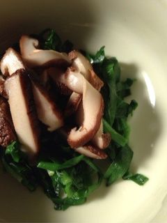 焼き椎茸とニラのおひたし-レシピのメイン写真