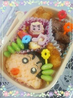 クレヨンしんちゃんキャラ弁♡-レシピのメイン写真