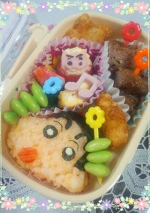 クレヨンしんちゃんキャラ弁♡-レシピのメイン写真