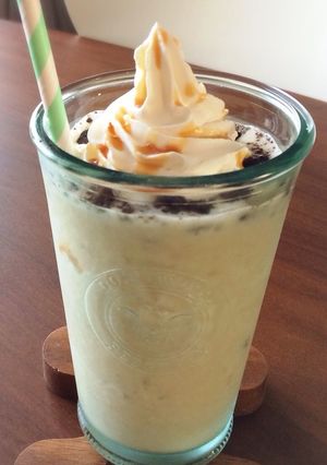 スタバ風キャラメルバナナフラペチーノ⚘-レシピのメイン写真
