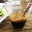 ぽん酢とゴマのさっぱりドレッシング