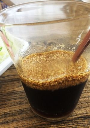 ぽん酢とゴマのさっぱりドレッシング-レシピのメイン写真