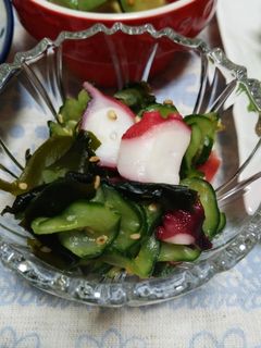 たこときゅうりの酢の物-レシピのメイン写真