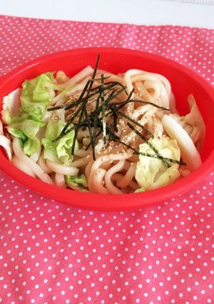 簡単！ルクエで！チャーハンの素 うどん♡-レシピのメイン写真