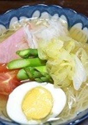 しゃきしゃき春野菜のっけ冷麺-レシピのメイン写真