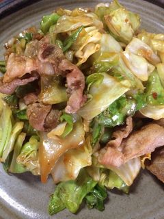 豚肉とキャベツのピリ辛味噌炒め-レシピのメイン写真