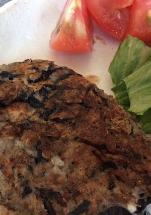 もちもちひじきバーグ-レシピのメイン写真