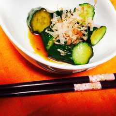 きゅうりだけで！簡単酢の物★染み醤油味♬-レシピのメイン写真