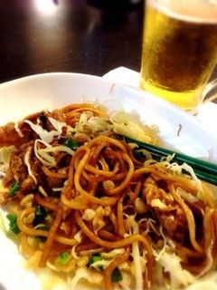 サクサク新食感!焼きそば〜にトッピング♬-レシピのメイン写真