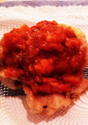 チキンにトマトソース-レシピのメイン写真