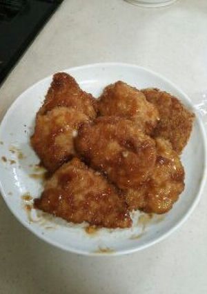 甘酸っぱい、たれつけチキンカツ-レシピのメイン写真
