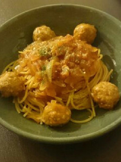 ミートボール スパゲティ(自分用メモ)-レシピのメイン写真