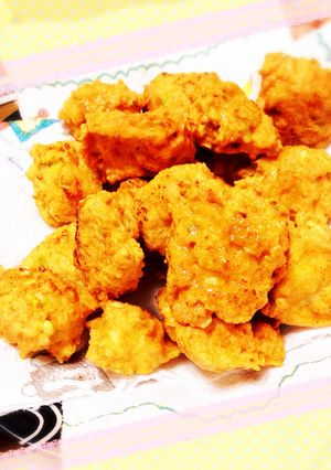 ホクホクそら豆のチキンナゲット-レシピのメイン写真