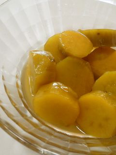 お弁当にも!サツマイモのはちみつ煮-レシピのメイン写真