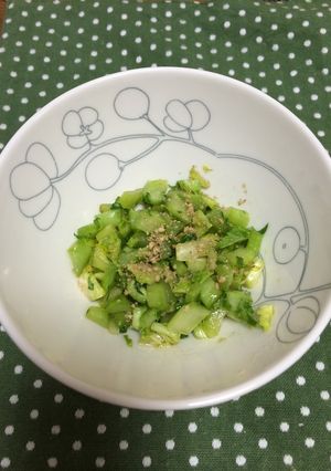大根の葉でナムル^_^-レシピのメイン写真