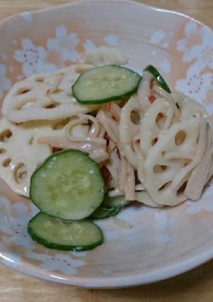 れんこんの和風サラダ-レシピのメイン写真